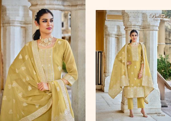 Belliza Ivory Exclusive Cotton Designer Dress Material Collection